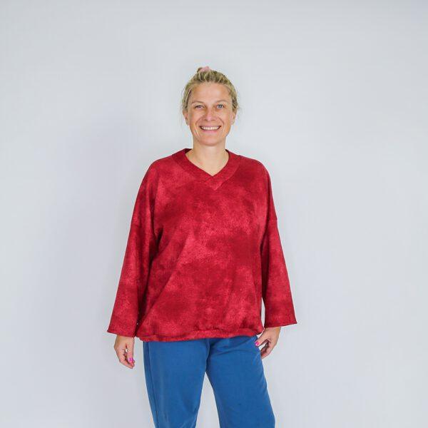 Schnittmuster Pulli Yoko | Pullover Schnitmuster mit drei Bündchen Varianten | Sweatshirt Schnittmuster – Bild 10