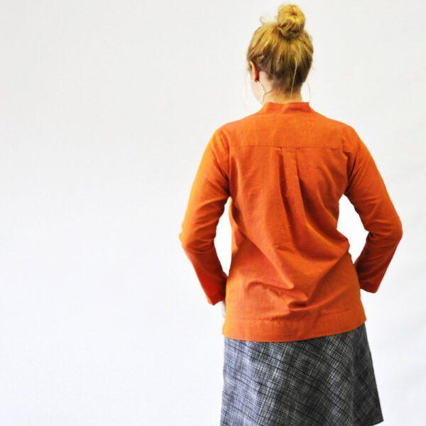 Schnittmuster Bluse Carla | Wickelblusen Schnittmuster | Bluse mit kurzen und langen Ärmeln – Bild 8