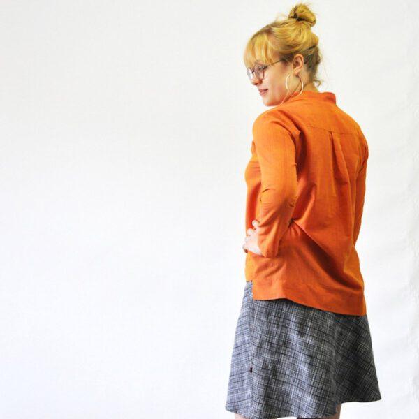 Schnittmuster Bluse Carla | Wickelblusen Schnittmuster | Bluse mit kurzen und langen Ärmeln – Bild 5