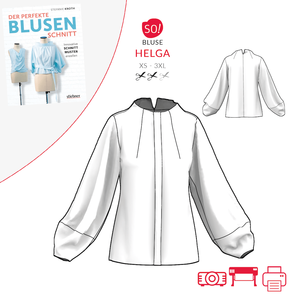 Schnittmuster Bluse Helga