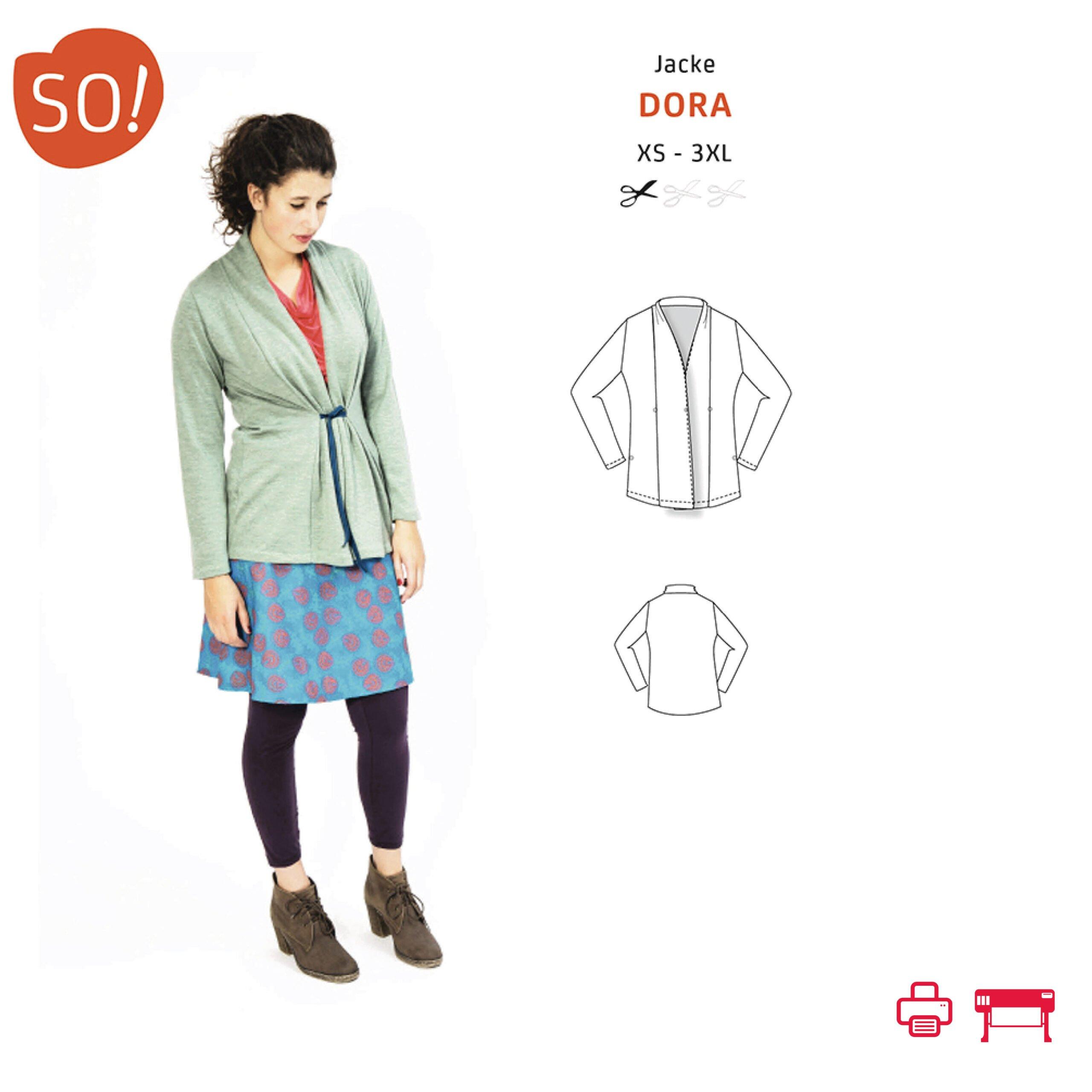 Schnittmuster Jacke Dora
