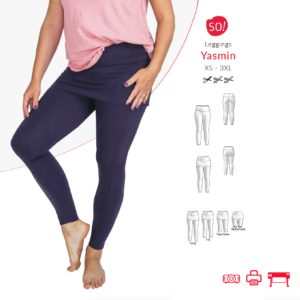 Schnittmuster Leggings Yasmin, Tutorial Leggings Yasmin