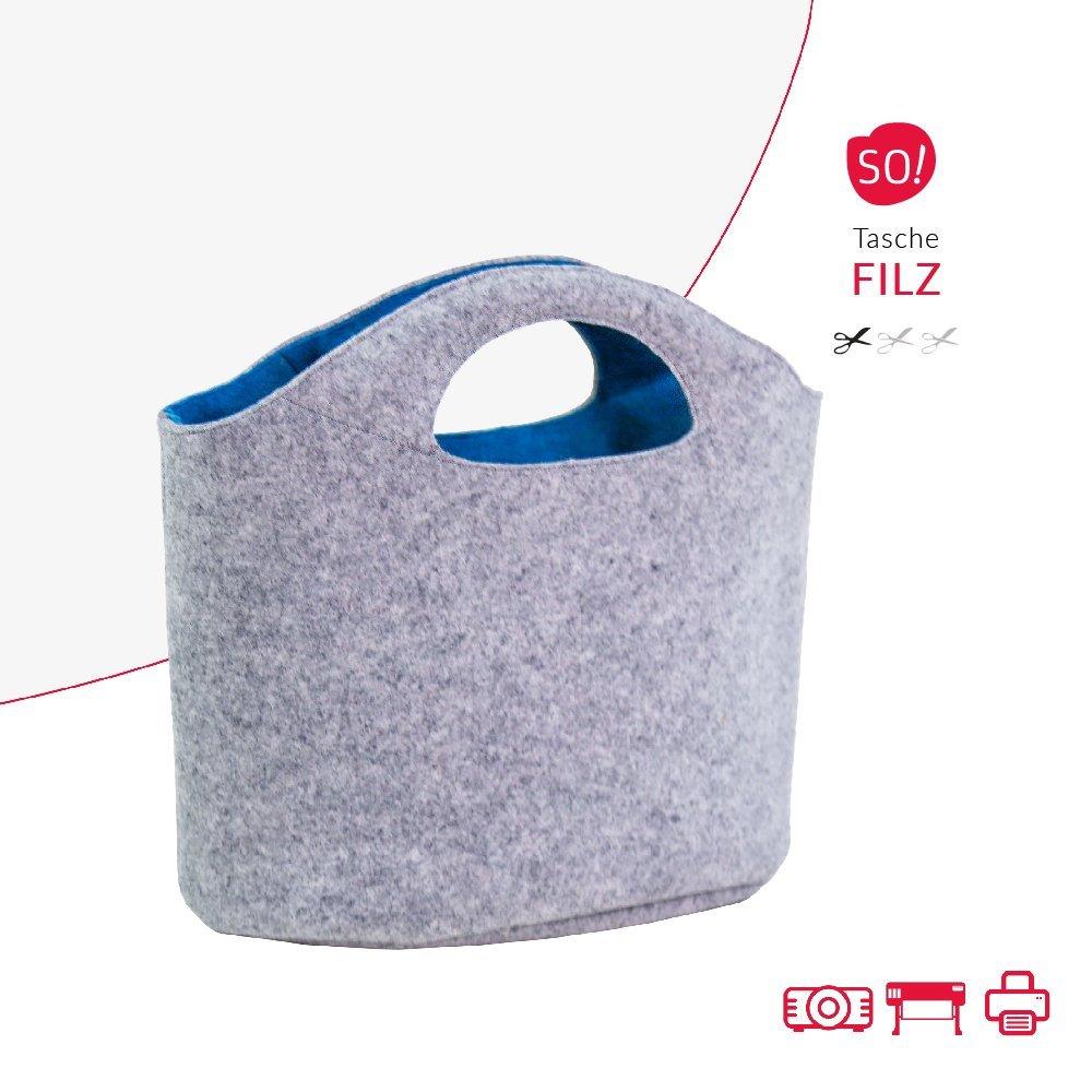 Schnittmuster Tasche Filz