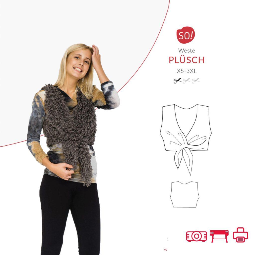 Schnittmuster Weste Pia