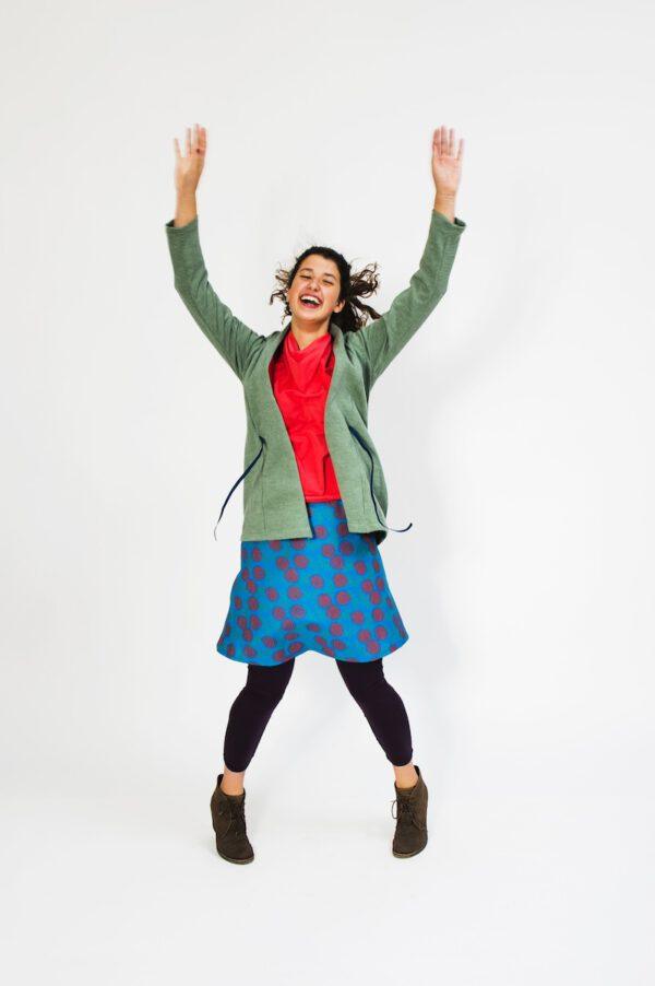 Schnittmuster Jacke Dora | Jacken Schnittmuster für Jersey- und Strickstoffe – Bild 6