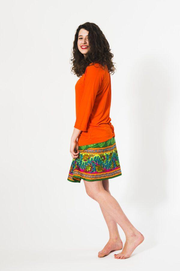 Schnittmuster Shirt Marita | Damen Shirt Schnittmuster | Schmal Shirt locker geschnitten mit 7/8-Ärmeln – Bild 5