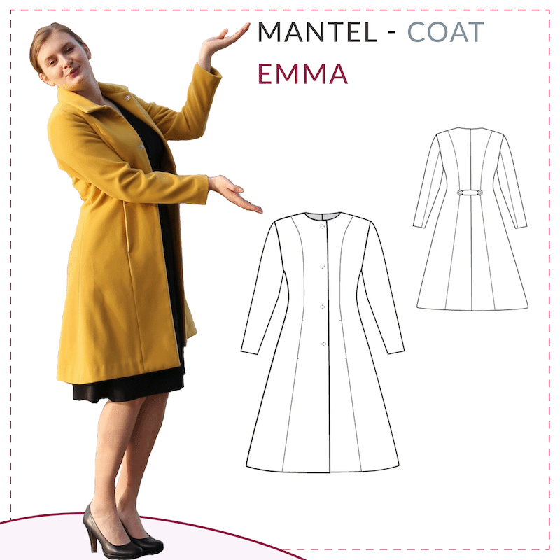 Schnittmuster Mantel Emma