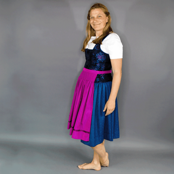 Fortgeschrittenen Dirndl Nähkurs, Seitenansicht