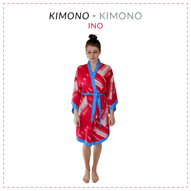 chnittmuster Kimono Ino