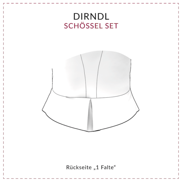 Schnittmuster Dirndl Schößerl Set | Dirndl Schößerl selber nähen | Schnittmuster mit Nähanleitung – Bild 5