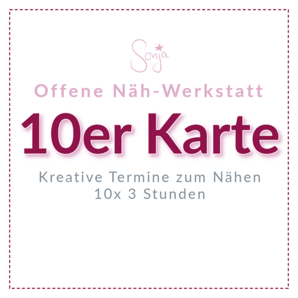 Offene Näh-Werkstatt | Zeit für dein individuelles Nähprojekt oder deinen flexiblen Nähkurs – Bild 4