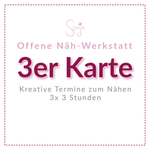 Offene Näh-Werkstatt | Zeit für dein individuelles Nähprojekt oder deinen flexiblen Nähkurs – Bild 2