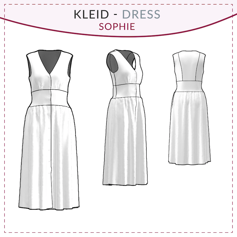 Schnittmuster Trachtenkleid Sophie