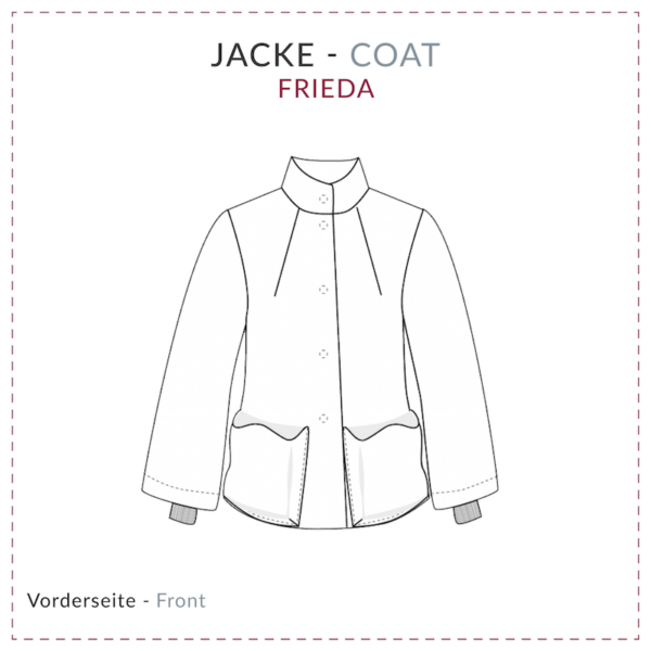 Schnittmuster Jacke Frieda | Jacken Schnittmuster | Jacke nähen – Bild 13
