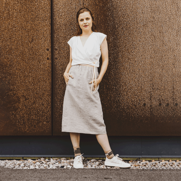 Zero Waste wrap top sewing pattern | wrap top sewing pattern | Zero Waste fashion | Stefanie Kroth – Bild 2