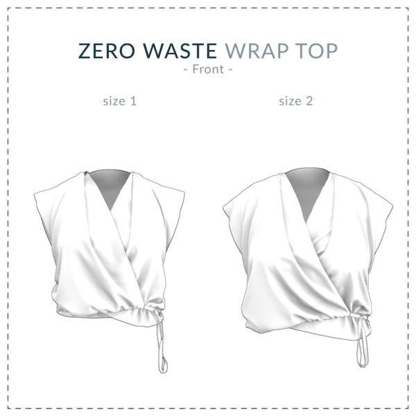 Zero Waste wrap top sewing pattern | wrap top sewing pattern | Zero Waste fashion | Stefanie Kroth – Bild 6